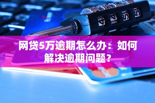 网贷5万逾期怎么办：如何解决逾期问题？