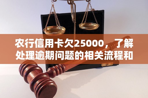 农行信用卡欠25000，了解处理逾期问题的相关流程和方法