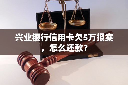 兴业银行信用卡欠5万报案，怎么还款？