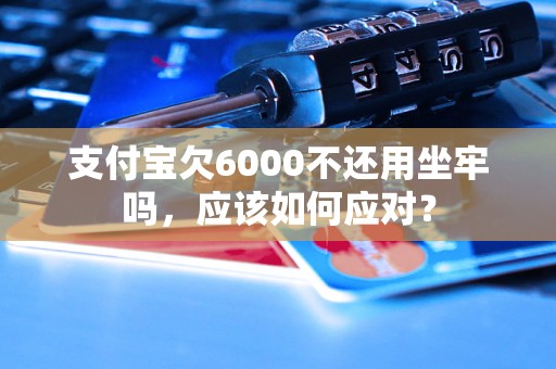 支付宝欠6000不还用坐牢吗，应该如何应对？