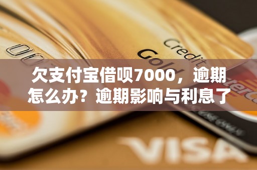 欠支付宝借呗7000，逾期怎么办？逾期影响与利息了解！