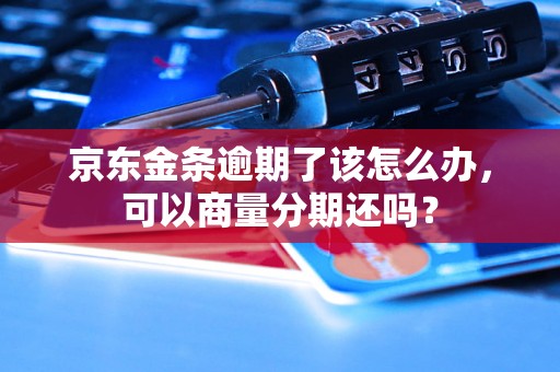 京东金条逾期了该怎么办，可以商量分期还吗？