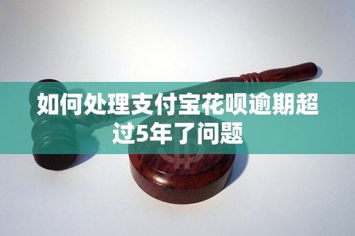 如何处理支付宝花呗逾期超过5年了问题