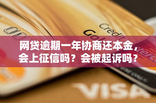 网贷逾期一年协商还本金，会上征信吗？会被起诉吗？