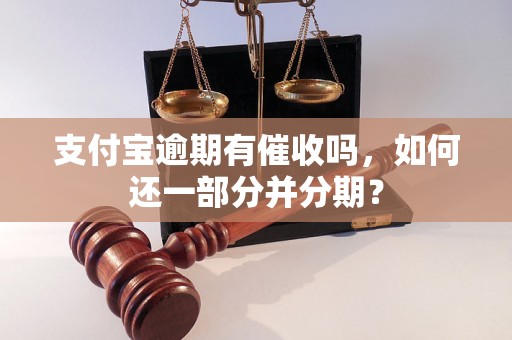 支付宝逾期有催收吗，如何还一部分并分期？