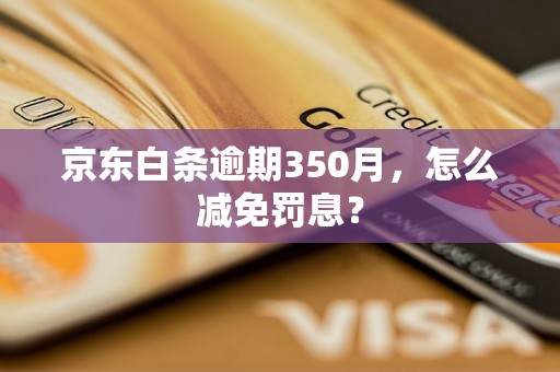 京东白条逾期350月，怎么减免罚息？