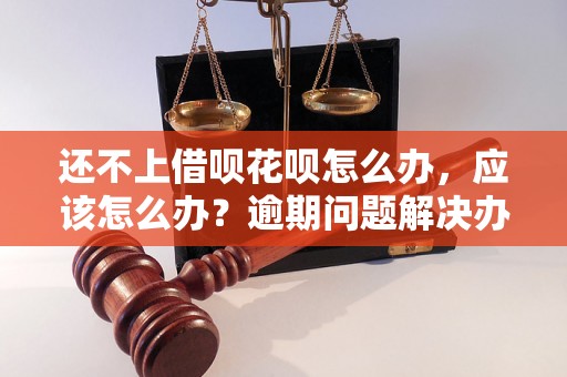 还不上借呗花呗怎么办，应该怎么办？逾期问题解决办法