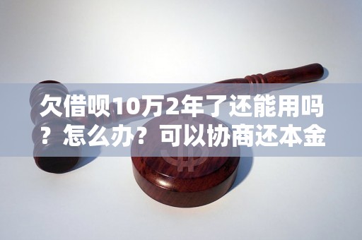 欠借呗10万2年了还能用吗？怎么办？可以协商还本金吗？