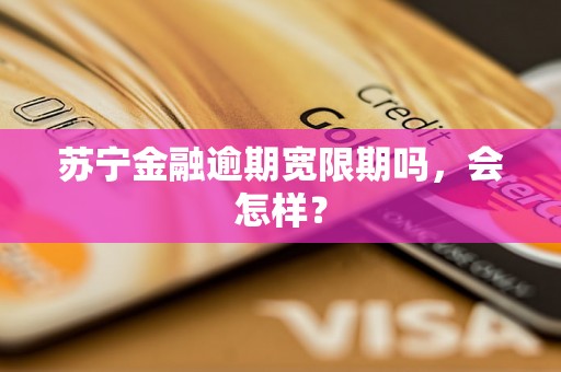 苏宁金融逾期宽限期吗，会怎样？