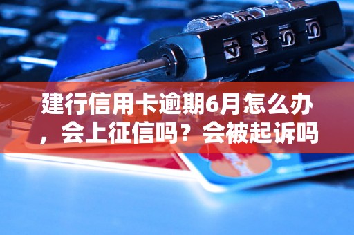 建行信用卡逾期6月怎么办，会上征信吗？会被起诉吗？