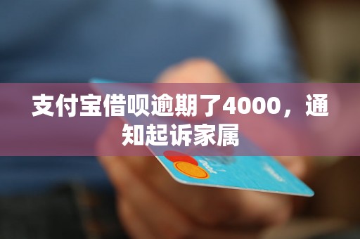 支付宝借呗逾期了4000，通知起诉家属