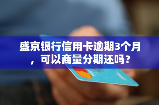 盛京银行信用卡逾期3个月，可以商量分期还吗？