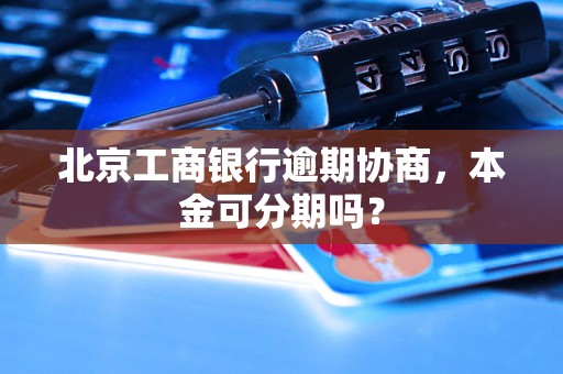 北京工商银行逾期协商，本金可分期吗？