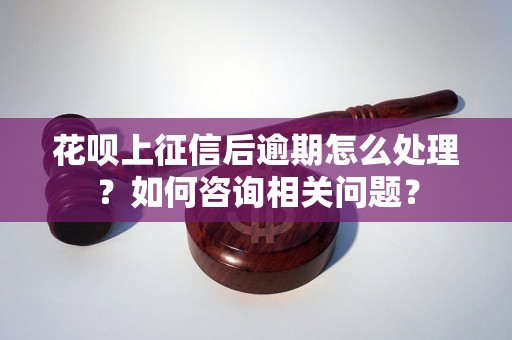 花呗上征信后逾期怎么处理？如何咨询相关问题？