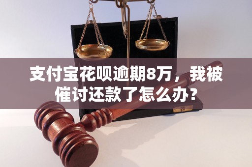 支付宝花呗逾期8万，我被催讨还款了怎么办？