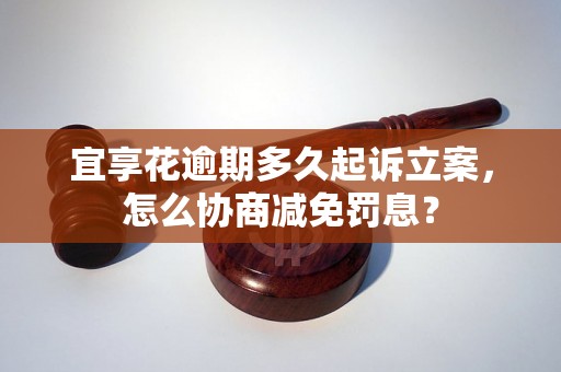 宜享花逾期多久起诉立案，怎么协商减免罚息？