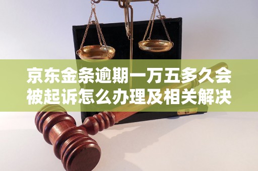 京东金条逾期一万五多久会被起诉怎么办理及相关解决方法