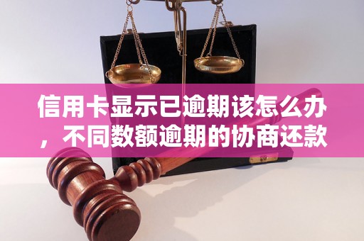 信用卡显示已逾期该怎么办，不同数额逾期的协商还款经验分享