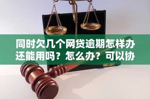 同时欠几个网贷逾期怎样办还能用吗？怎么办？可以协商还本金吗？