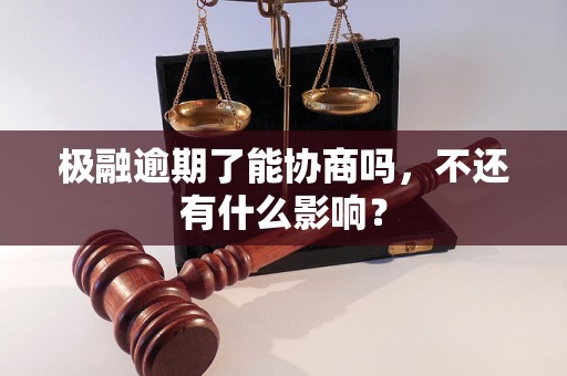 极融逾期了能协商吗，不还有什么影响？