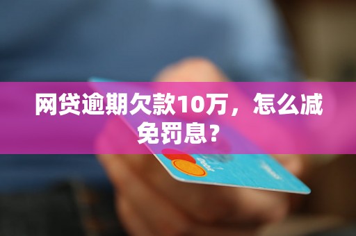 网贷逾期欠款10万，怎么减免罚息？