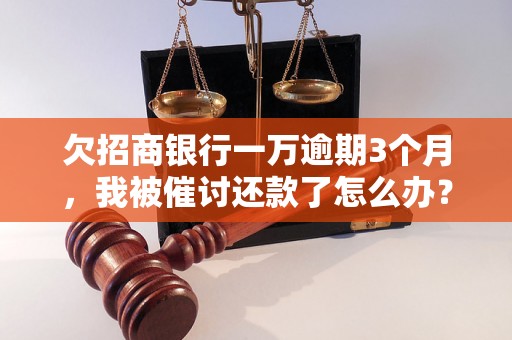 欠招商银行一万逾期3个月，我被催讨还款了怎么办？