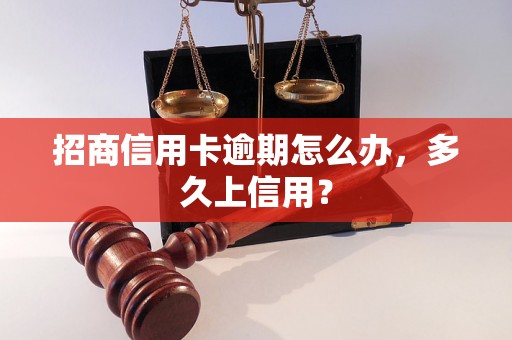 招商信用卡逾期怎么办，多久上信用？