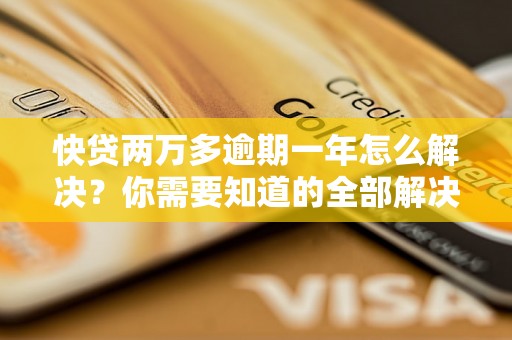 快贷两万多逾期一年怎么解决？你需要知道的全部解决方法