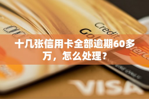 十几张信用卡全部逾期60多万，怎么处理？