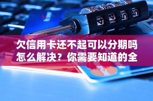 欠信用卡还不起可以分期吗怎么解决？你需要知道的全部解决方法