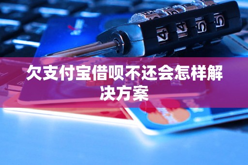 欠支付宝借呗不还会怎样解决方案