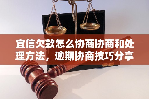 宜信欠款怎么协商协商和处理方法，逾期协商技巧分享