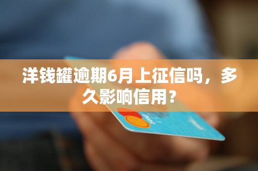 洋钱罐逾期6月上征信吗，多久影响信用？