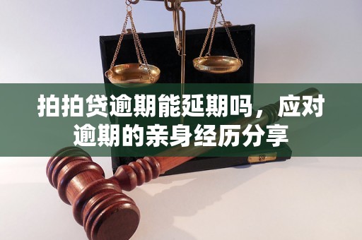 拍拍贷逾期能延期吗，应对逾期的亲身经历分享