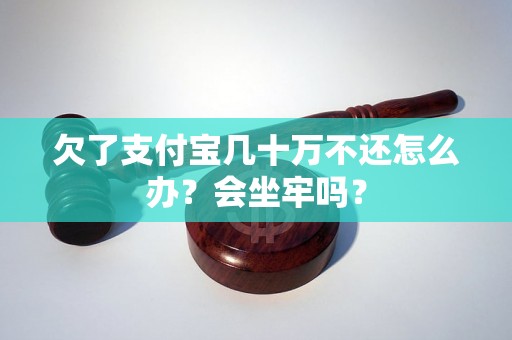 欠了支付宝几十万不还怎么办？会坐牢吗？