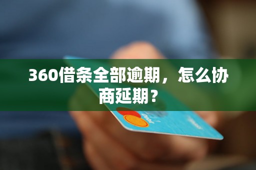 360借条全部逾期，怎么协商延期？