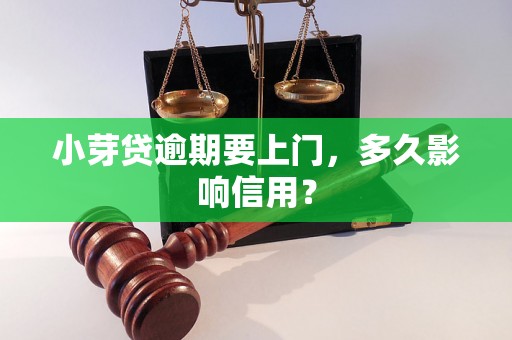 小芽贷逾期要上门，多久影响信用？