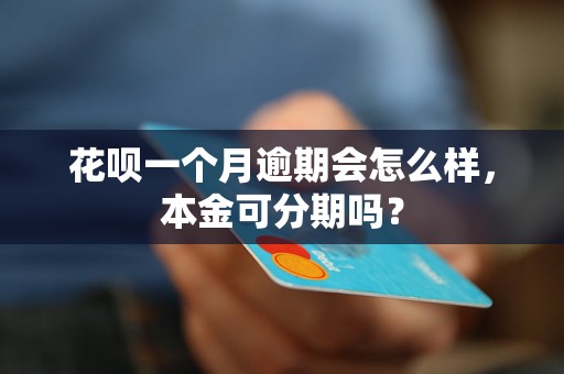 花呗一个月逾期会怎么样，本金可分期吗？