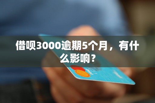 借呗3000逾期5个月，有什么影响？