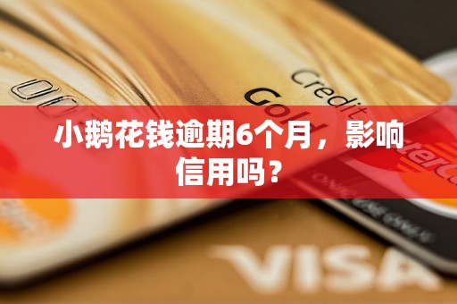 小鹅花钱逾期6个月，影响信用吗？