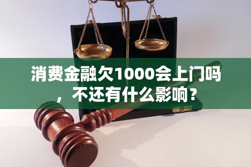 消费金融欠1000会上门吗，不还有什么影响？