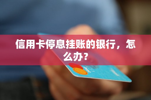 信用卡停息挂账的银行，怎么办？