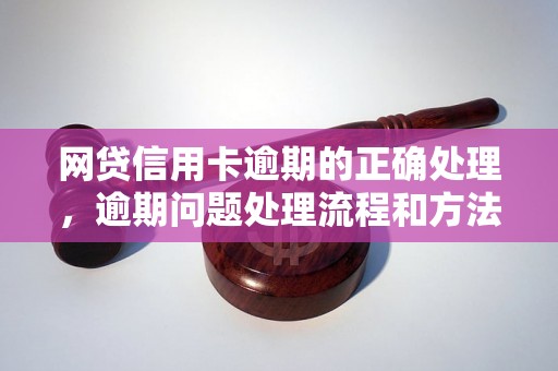 网贷信用卡逾期的正确处理，逾期问题处理流程和方法