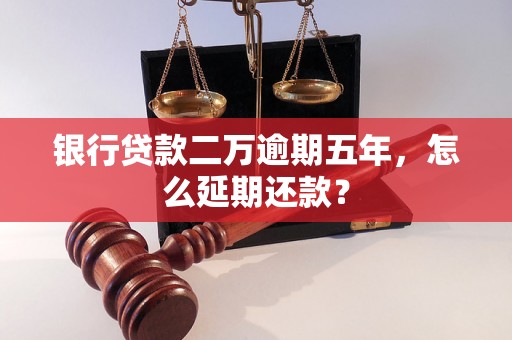 银行贷款二万逾期五年，怎么延期还款？