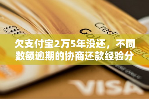 欠支付宝2万5年没还，不同数额逾期的协商还款经验分享