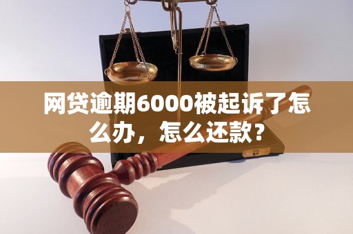 网贷逾期6000被起诉了怎么办，怎么还款？