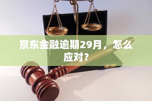 京东金融逾期29月，怎么应对？