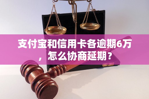 支付宝和信用卡各逾期6万，怎么协商延期？