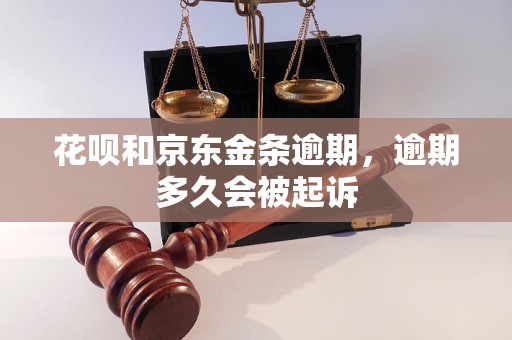 花呗和京东金条逾期，逾期多久会被起诉