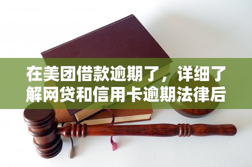 在美团借款逾期了，详细了解网贷和信用卡逾期法律后果